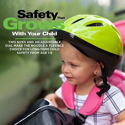 Joovy Noodle Bike Helmet For Toddlers And Kids Aged 1-9 With Adjustable-Fit Sizing Dial, Sun Visor, Pinch Guard On Chin Strap, And 14 Vents To Keep Little Ones Cool (Small, Greenie) #TOP7