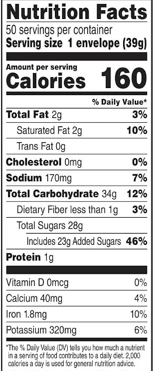 Milk Chocolate Hot Cocoa Mix Packets, 50 Count