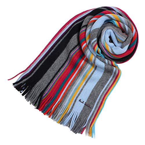 ポール・スミス 353E-AS10 マフラー ウール マルチカラー メンズ マルチカラー(70) (並行輸入品)