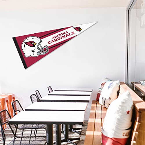 image for WinCraft Arizona Cardinals Official 30 inch Large Pennant, red
