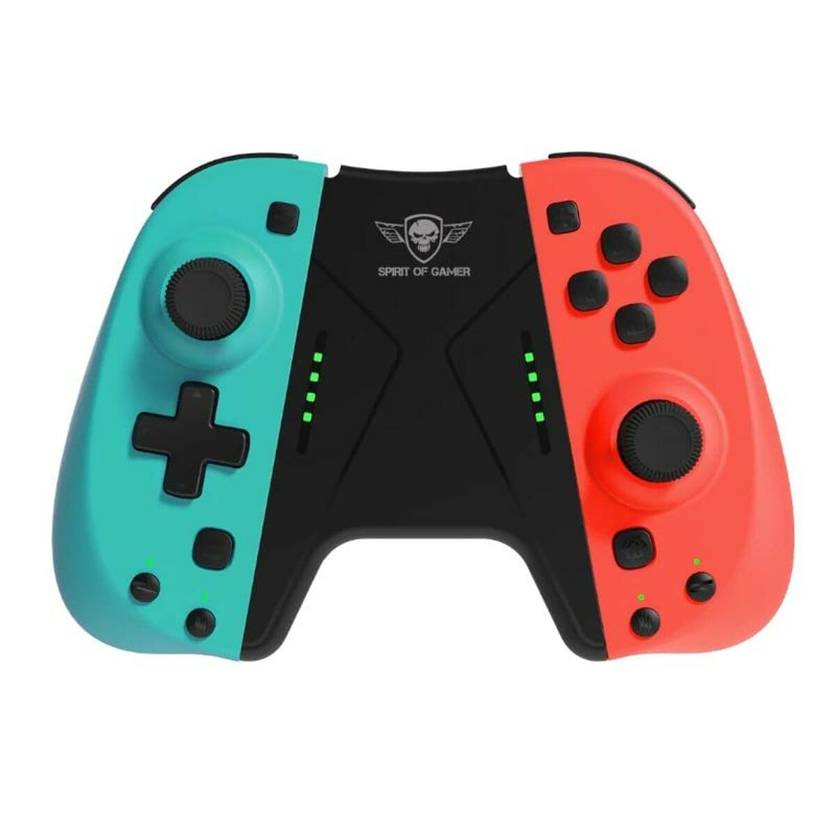 Spirit Of Gamer – MY-JOY PLUS - Manettes Switch 1, 2 & Lite Bluetooth – Sans Fil – Support Inclus – Autonomie 20 Heures* – 2 Câbles USB-C Fournis