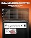 Donner E-Gitarrenverstärker 20W, DEA-20 Gitarrenverstärker mit Reverb-Effekten, Übungsverstärker mit praktischem Clean-&-Overdrive-Schalter für unterwegs