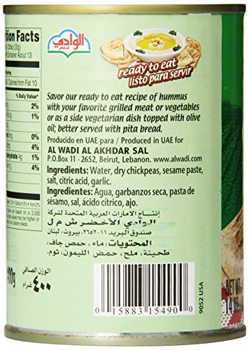 Al Wadi Hummus Chick Pea Dip, 14.2-Ounce (Pack Of 12) #TOP1