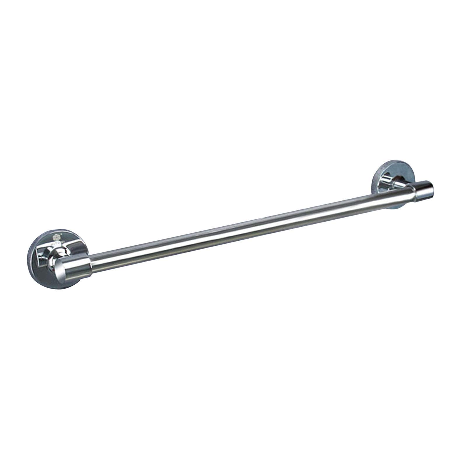 Porte-serviettes mural acier inoxydable SUS 304 barre de douche salle de bain 65cm