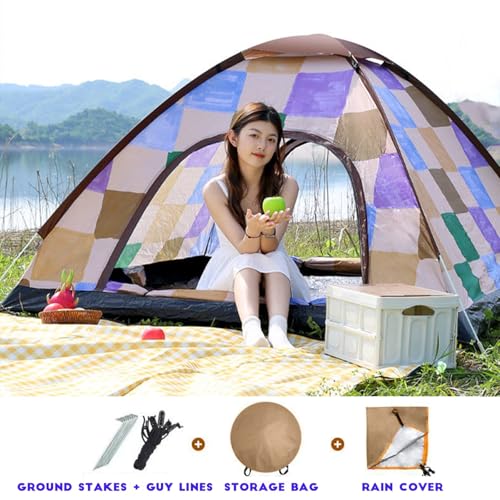 Carpa pop-up automática cuadros color 200x200x125cm miniatura 2
