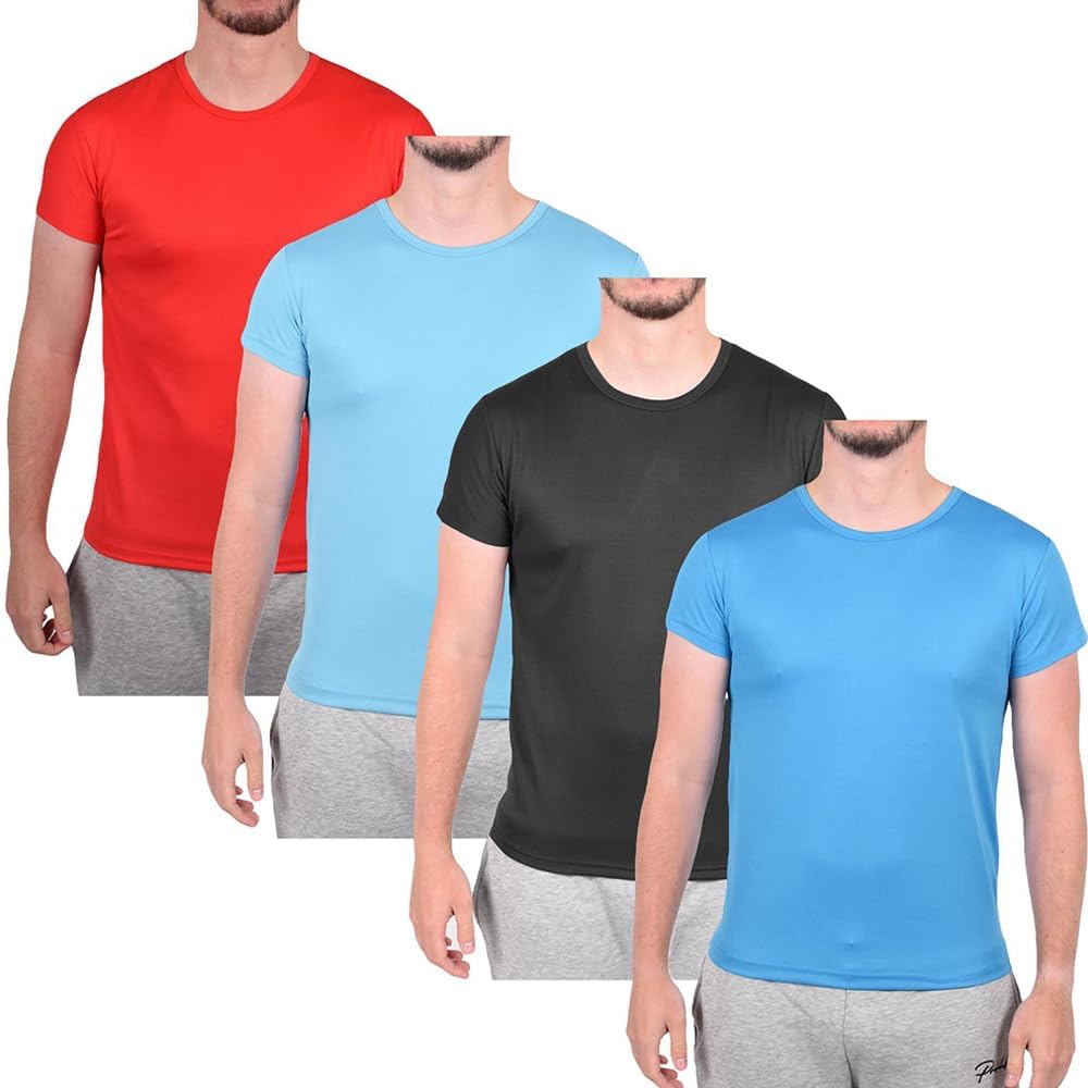 Gaffer Mens Tshirt Activewear Shirts Tees Quick Dry Wick Sweat Breathable Gym T Shirts Sports Adult Wicking Running Shirt Cool Athletic Short Sleeve Crew Neck Moisture Active Top