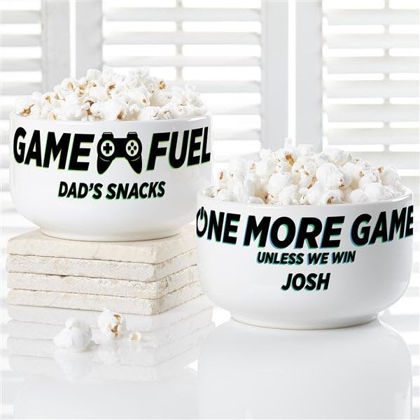 Personalization Universe Game Mode Personalized 14 oz. Snack Bowl