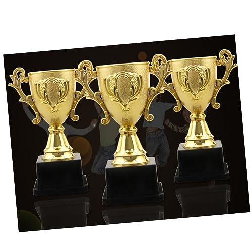 INOOMP 3 Pçs De Metais Para Prêmios Mini Brinquedo Para Crianças Brinquedos Para Meninas Troféu Espo