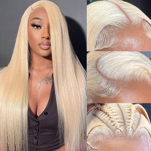 ENFLOKT 30 Inch 613 13x6 Lace Front Wig Human Hair
