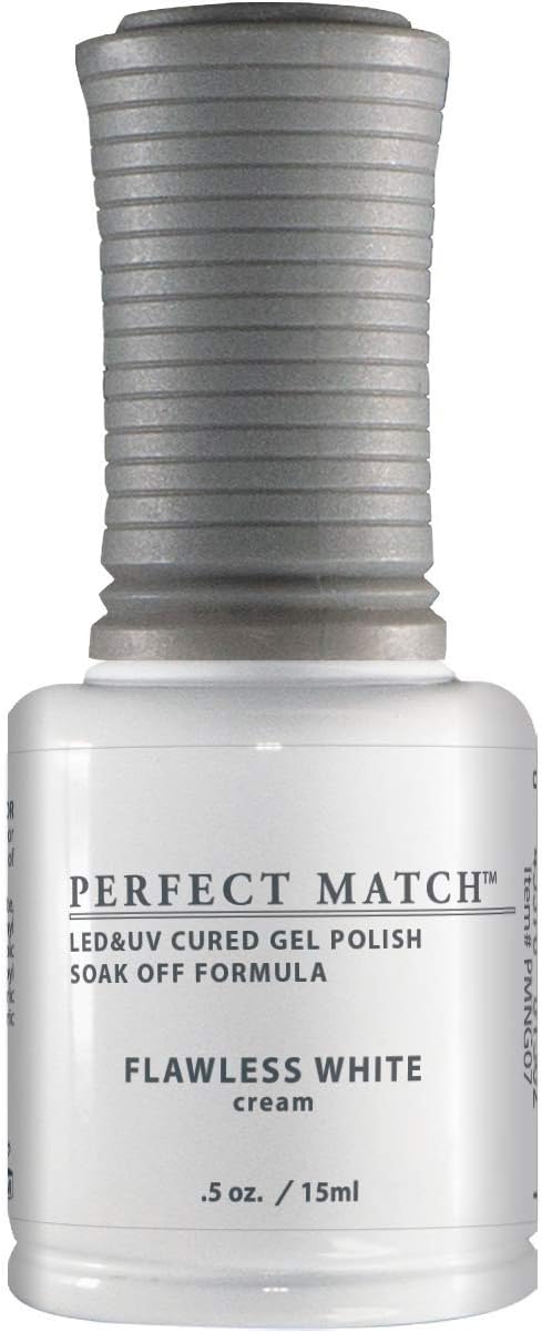 LechatPerfect Match Gel Polish - Flawless White [PMS07]
