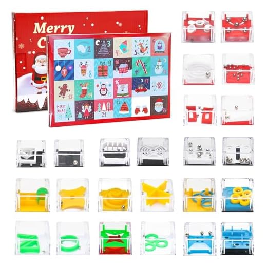 Calendario de Adviento 2024,Calendario de Cuenta Regresiva de Navidad,Juego de Paciencia,Christmas Calendario Adviento Regalo para Niños y Niñas,Hombres Navidad Cuenta Atrás Calendarios