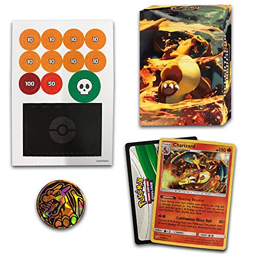 Pokemon TCG: Sun & Moon Team Up, Relentless Flame 60-Card Theme Deck Featuring A Promo Charizard 