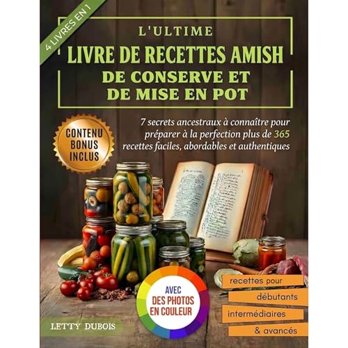 L'ultime livre de conserves Amish Audiobook By Letty Dubois, Marguerite Delacroix cover art
