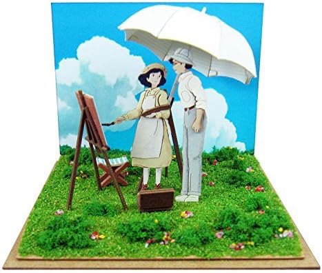 Sankei Studio Ghibli Mini MP07-67 Windy Hills Blowing Wind, Non-Scale Papercraft