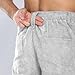 Men's Corduroy Pants Elastic Waist Drawstring Fashion Baggy Fit Casual Long Trousers Comfy Sweatpants Grey