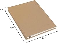 Vista 10 de DECHOUS Álbum de fotos autoadhesivo para álbumes de visitas, álbum de fotos en blanco, álbum de fotos de papel Kraft, álbumes de fotos, álbumes