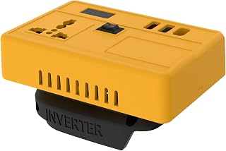 Wechselrichter Für Batterie | Tragbare Stromquelle Und Telefonladegerät,21V Bis 220V Spannungswandler Für Unterwegs Zuhause Baustelle