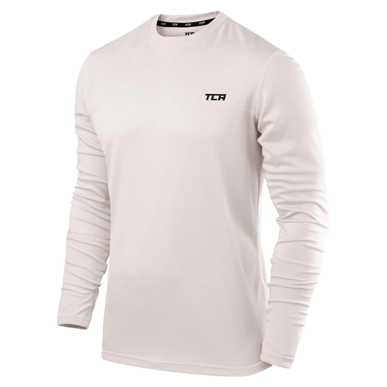 TCA Element Sport Langarmshirt Herren - Funktionsshirt mit Rundhalsausschnitt - Laufshirt Running Shirt atmungsaktiv - Langarm Sportshirt - Sport Oberteil