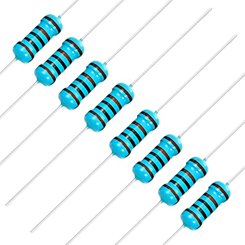 Chanzon 50Pcs 1W 1K Ω Ohm Metal Film Fixed Resistor 0.01 ±1% Tolerance 1Kr Mf Through Hole Resistors Current Limiting Rohs Certificated #TOP23