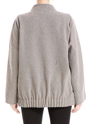 Max Studio Women's Brush Knit Bomber Jacket4