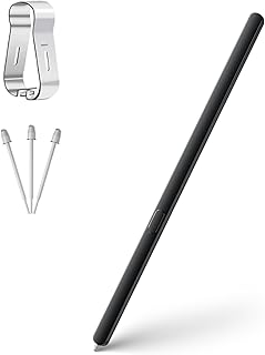 PonJel Galaxy Z Fold5/6 Sペン、Zフォールド5スリムSペン5G Galaxy Z Fold 6/Fold 5 /Fold 4 /Fold 3、コンパクトなスリムデザイン精密チップタッチペン、交換用スタイラスペン、3チッ...
