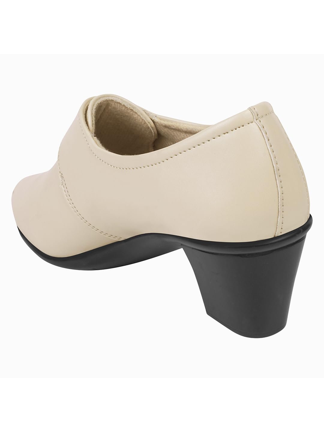 SELFIEE Women Stylish Block Heel Bellies | Comfortable Slip-On Formal Shoes | Solid Design Office Wear Footwear 4