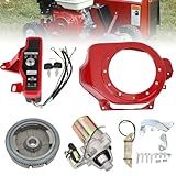 DXphita Electric Motor Kit, Upgraded Starter Motor for Honda GX160/GX200 5.5HP/6.5HP, Auto Parts for Car Starter Replacement