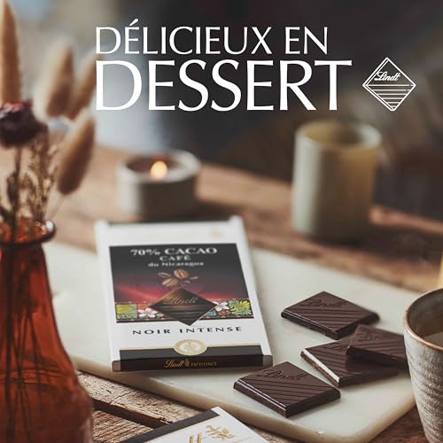 Lindt tablette café nicaragua 70% - vue 7