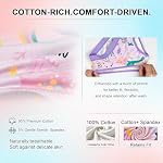 MooMoo Baby Girls Training Pants in Brief Style 10 Pack Absorbent Training Underwear for Toddlers 2T-6T