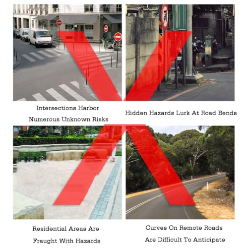 Espejo para puntos ciegos ajustable que evita accidentes en parkings 7