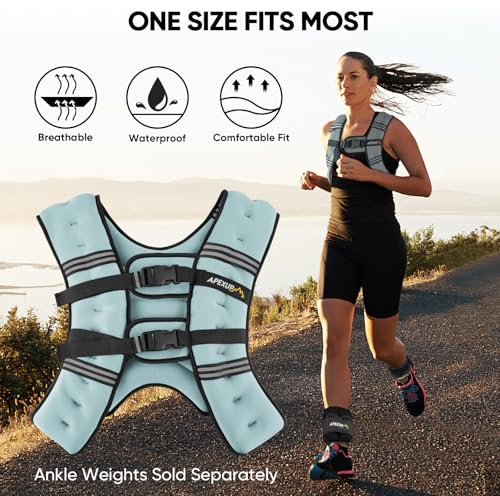 Image of APEXUP Weighted Vest Men Women, Weight Vest for Women Workout Equipment for Strength Training Running