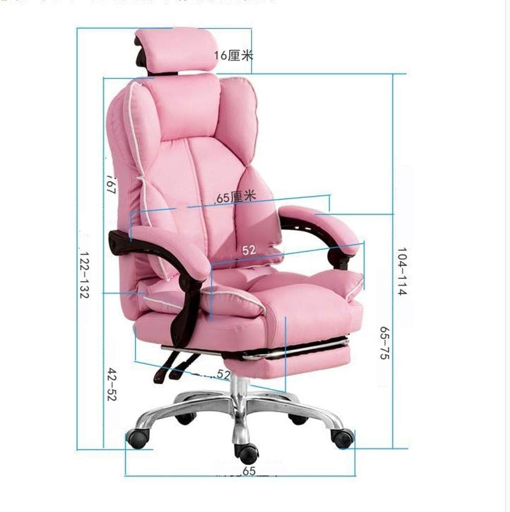 Fauteuil Gamer Chaise Gaming avec Haute Retour pour Les Jeux DE Massage Jeux Bureau Pivot Pivot Swivel Chaise de Bureau pivotante pour Le Support Lombaire réglable PC Bureau
