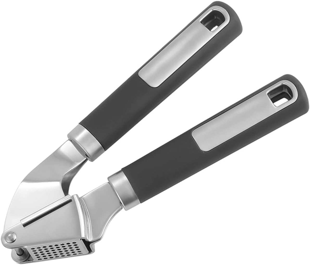 Manual Stainless Steel Garlic Press Handheld Kitchen Garlic Mincer Crusher for Home Cooking Ginger Crushing Tool