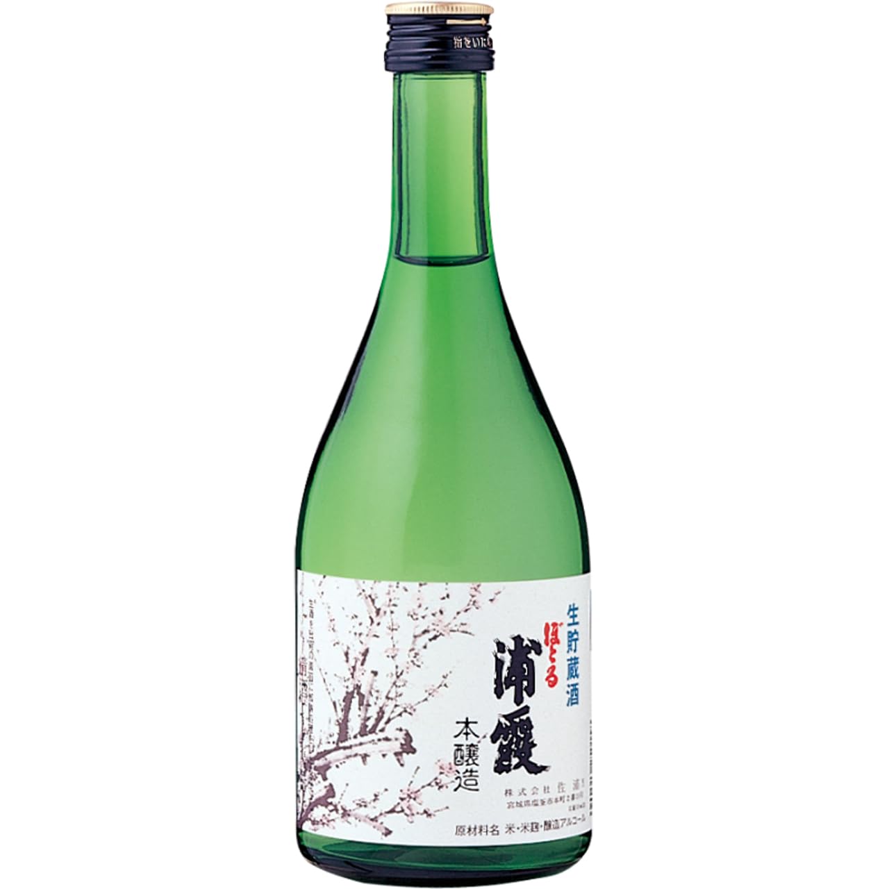佐浦 【日本酒】浦霞 本醸造 生貯蔵酒 ぼとる 500ml