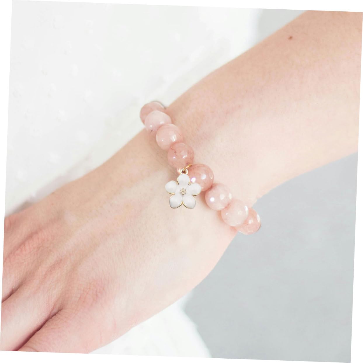 ciondolo fiore di ciliegio accessori per bigiotteria fai da te moda accessori gioielli gioglielli kit creazione gioielli ciondolo fiore braccialetto pendenti di fiori lega
