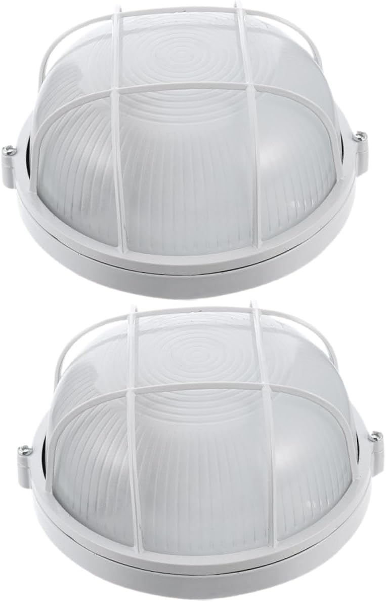 HANABASS 2Pcs Explosion Sauna Lamp Multi Use Wall Indoor Light for Corridor Steam Room Easy Installation Durable Die Cast for Home Lighting