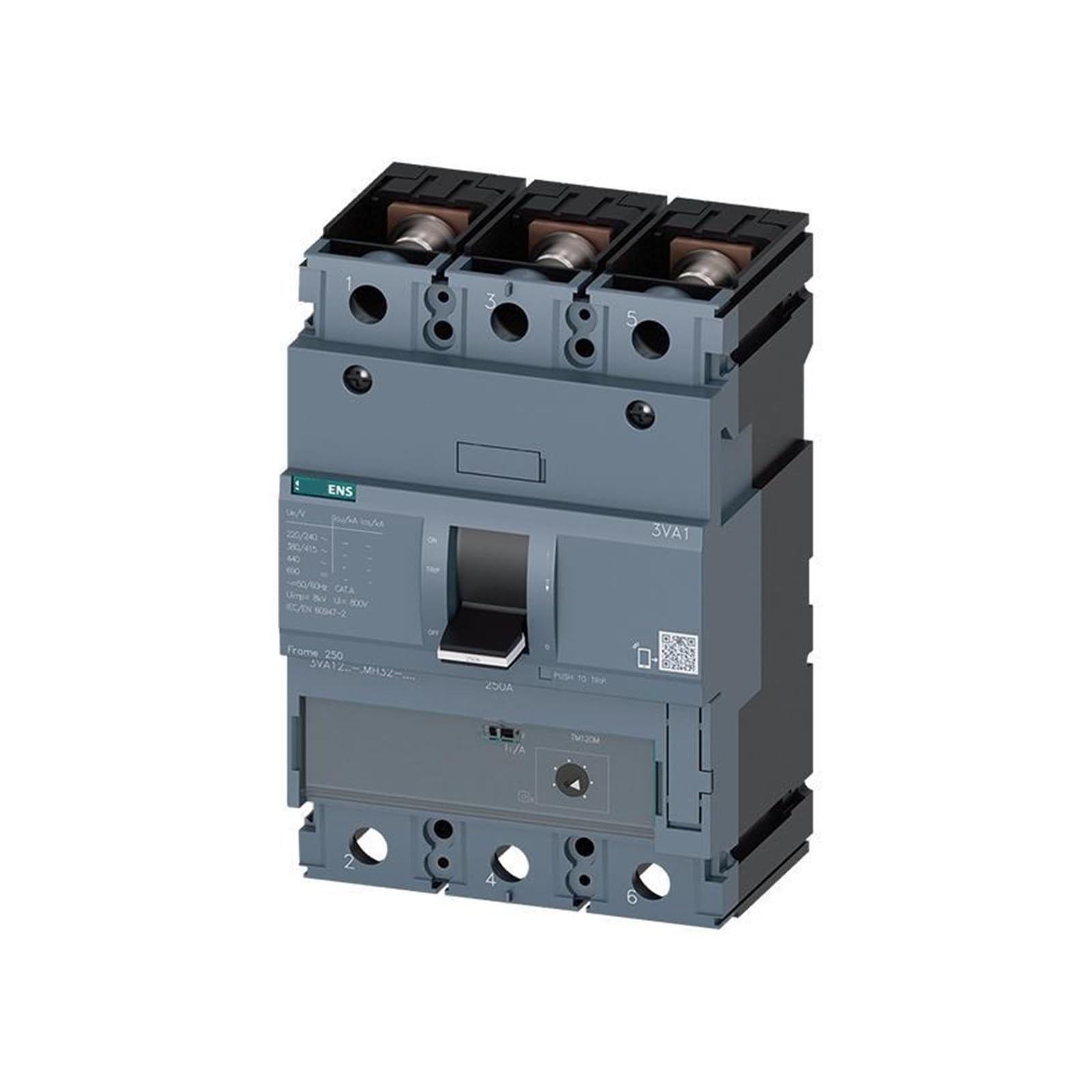Disjoncteur de protection du moteur 3VA1H250 boîtier plastique 3VA12166MH320AA0