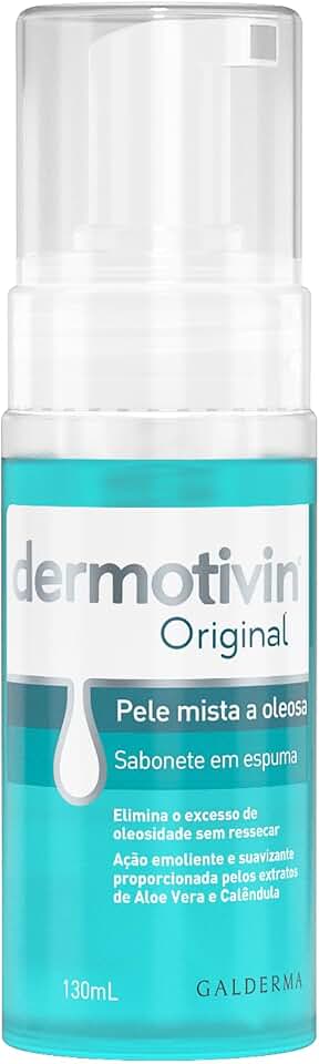 Dermotivin Espuma De Limpeza Facial Original 130ml