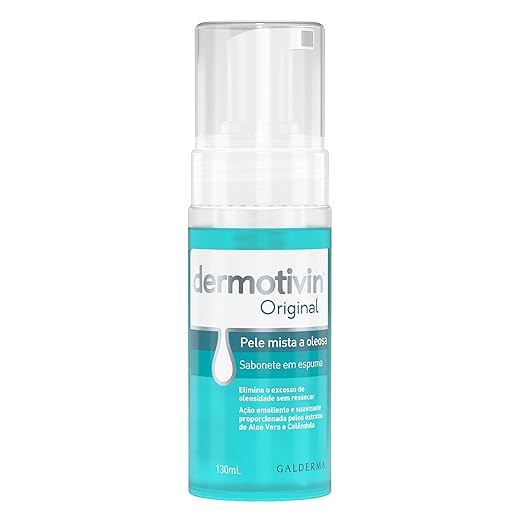Dermotivin Espuma De Limpeza Facial Original 130ml