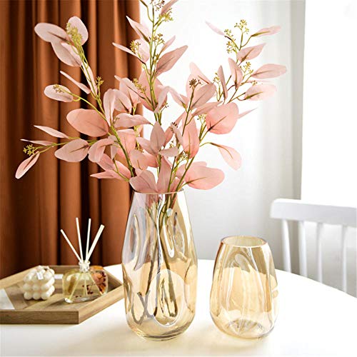 Glazen vaas, vazen voor bloemen, huishoudelijke desktop vaas, planter pot, voor vrienden en familie, Kerstmis, bruiloft, bruids douche, exclusief bloemen - Afbeelding 8