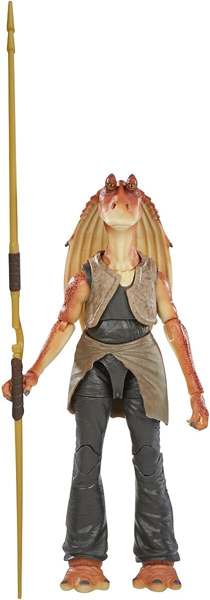 Star Wars The Black Series 6" Jar Jar Binks 50th Anniversary Movie Action Figure Lucasfilm Threat Ghost