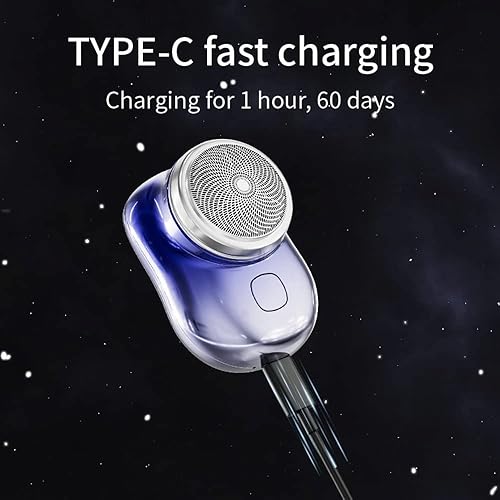 Miniatura 6 de Mini-Shave - Afeitadora eléctrica portátil, maquinilla de afeitar eléctrica mejorada 2023 para hombres, afeitadora de tamaño de bolsillo, afeitadora