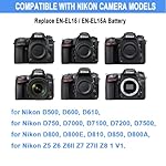 Partstec-EH-5-Plus-Power-Adapter-Supply-Updated-EP-5B-DC-Coupler-Kit-NIKON-EN-EL15-Battery-Replacement-For-NIKON-D500-P520