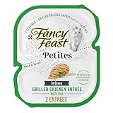Purina Fancy Feast Petites Grilled Chicken Entrée With Rice In Gravy Gourmet Wet Cat Food - (Pack of 12) 2.8 oz. Tubs
