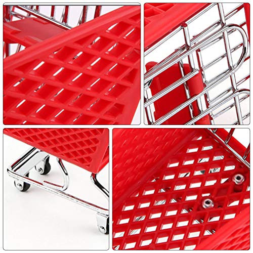 NICEXMAS Carrinho de Mão de Mini Supermercado 5. 50X5. 38X3. Modo de Carrinho de Compras de 34 Poleg