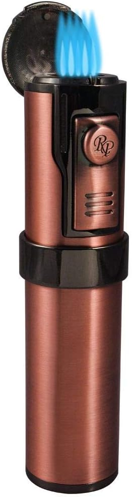 Rocky Patel Cigar Lighter Diplomat 5 Torch Lighters with Punch - Copper