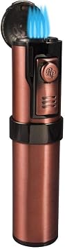 Rocky Patel Cigar Lighter Diplomat 5 Torch Lighters with Punch - Copper