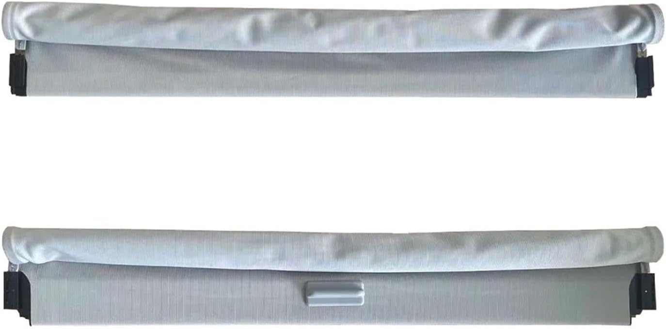 Compatible for Alfa Romeo Giulia 952 2017- Double Sunroof Car Panorama Sunroof Sunshade Curtain Cover Assembly(Beige Front)
