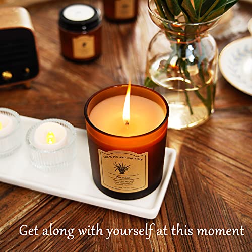 Citronella Candles Outdoor, Citronella Candles For Home Scented, Natural Soy Candles With Essential Oils, Beeswax Candles For Home Decor, Lemongrass Aromatherapy Candles, Jar Candles 9.2 Oz #TOP5