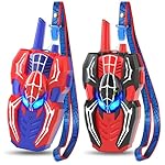 Walkie Talkies para niños, Juguete de araña para n...: Ajuste perfecto para pequeños aventureros: diseñados solo para niños de 3 a 8 años, nuestros walkie talkies son ligeros (solo 70 g) con un agarre cómodo que se adapta perfectamente a manos pequeñas. Los colores brillantes y divertidos los hacen extra...